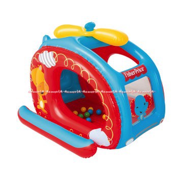 Fisher price Helicopter Ball Pit Bestway Baloon Tempat Mainan Kolam Bola Anak