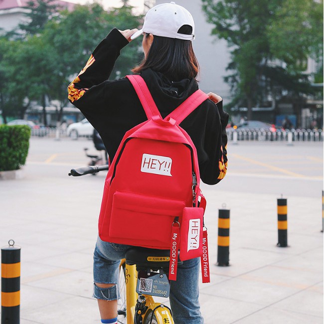 [IMPOR] DOMMO - D1541 Tas Ransel HEY 2 in 1 !! R400 / Tas Ransel / Tas Sekolah / Tas Punggung