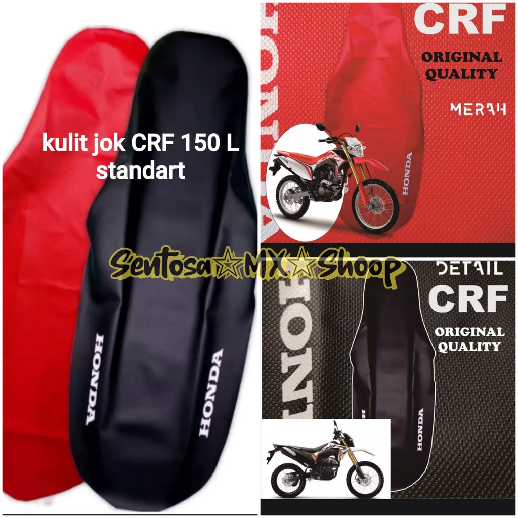[ CRF 150 L ] KULIT JOK / KAIN JOK / LAPIS SADEL / SARUNG JOK  MOTIF STANDART