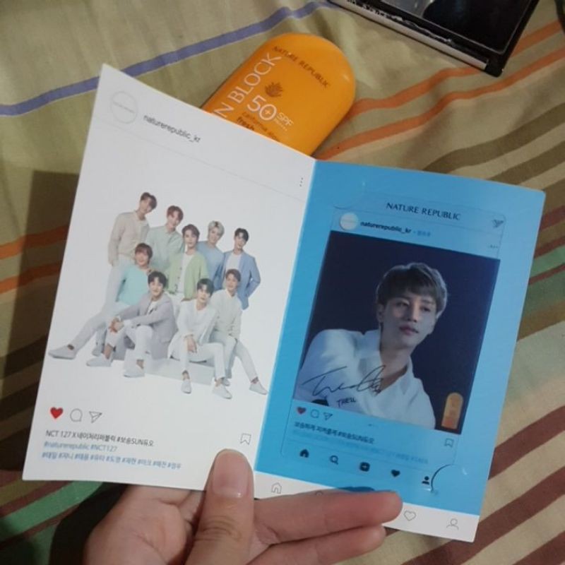 WTT WTS Nature Republic Transparent PC TAEIL NCT 127 Photocard want trade TO Jungwoo Mark