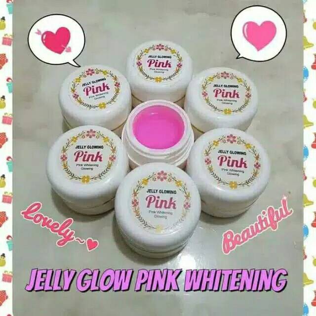 Jelly pink glowing