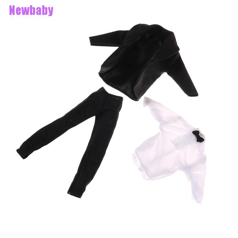 (Newbaby) 1 set Tuxedo Formal Aksen Pita Warna Hitam Untuk Pernikahan