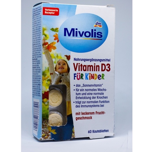 Mivolis Vitamin D3 Für Kinder | Vitamin anak anak D3