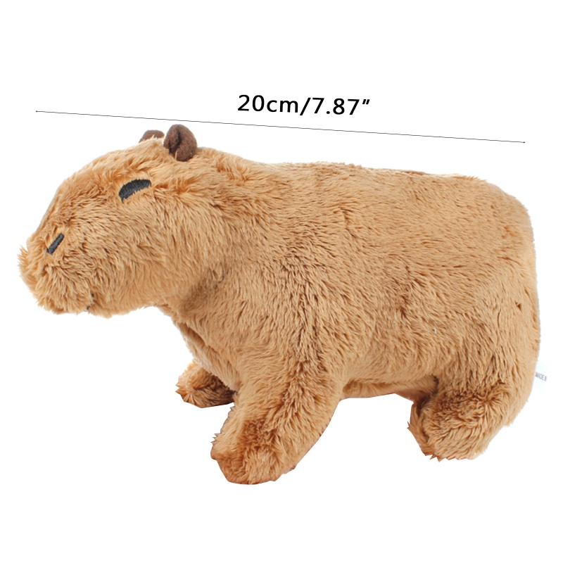 Mary Realistis 3D Capybara Rodent Figure Untuk Boneka Dekorasi Meja Butik Gear Store Supp