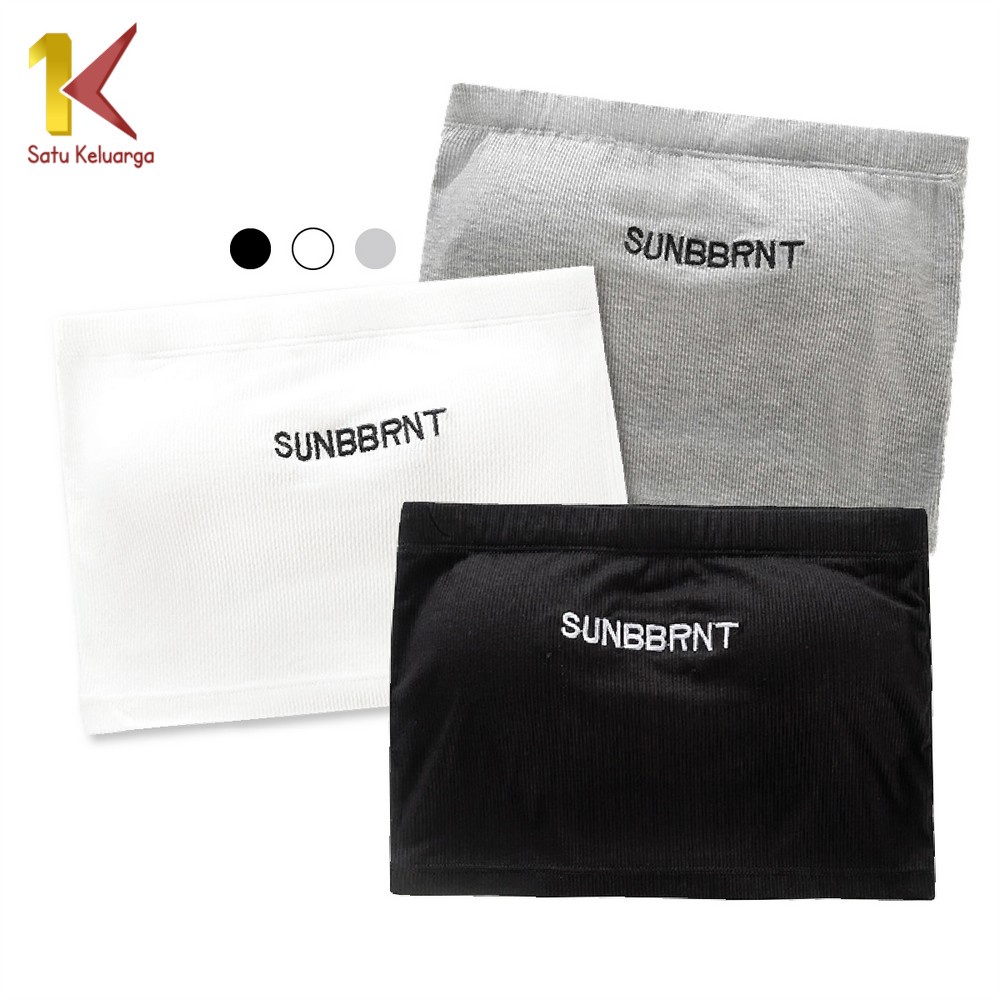 1K Tanktop Kemben Atasan Wanita Polos Tanpa Tali Dengan Cup Busa P323 Crop Tengtop Bra Cewek