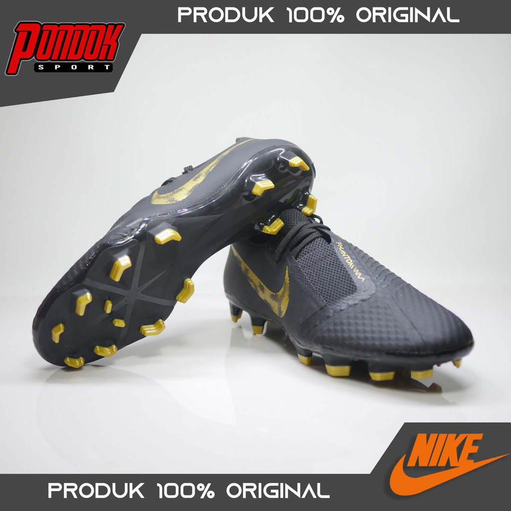 Nike Phantom Venom Pro IC Black Gold White U80soccer.com