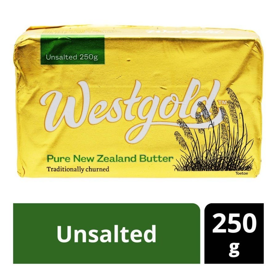 MENTEGA WEST GOLD UNSALTED BUTTER GRASS FED 250GR HALAL