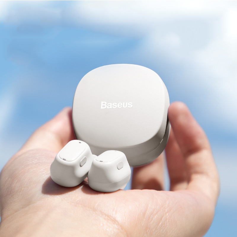 Baseus Encok WM01 True Wireless Bluetooth Earphone Mini Earbuds TWS-WM01 Putih