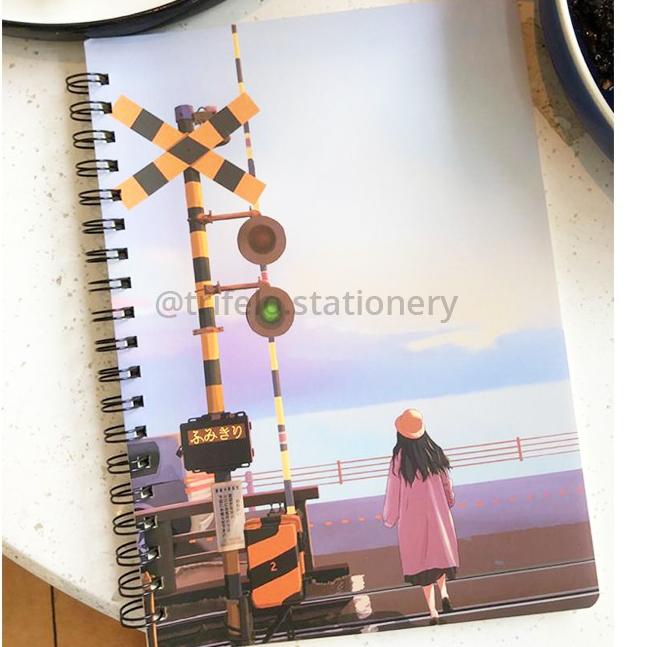 

(Ready stock) Notebook Spiral B5 japan country scenery 3006 OJPasti Murah 人(⌒ Pasti Murah 人(⌒