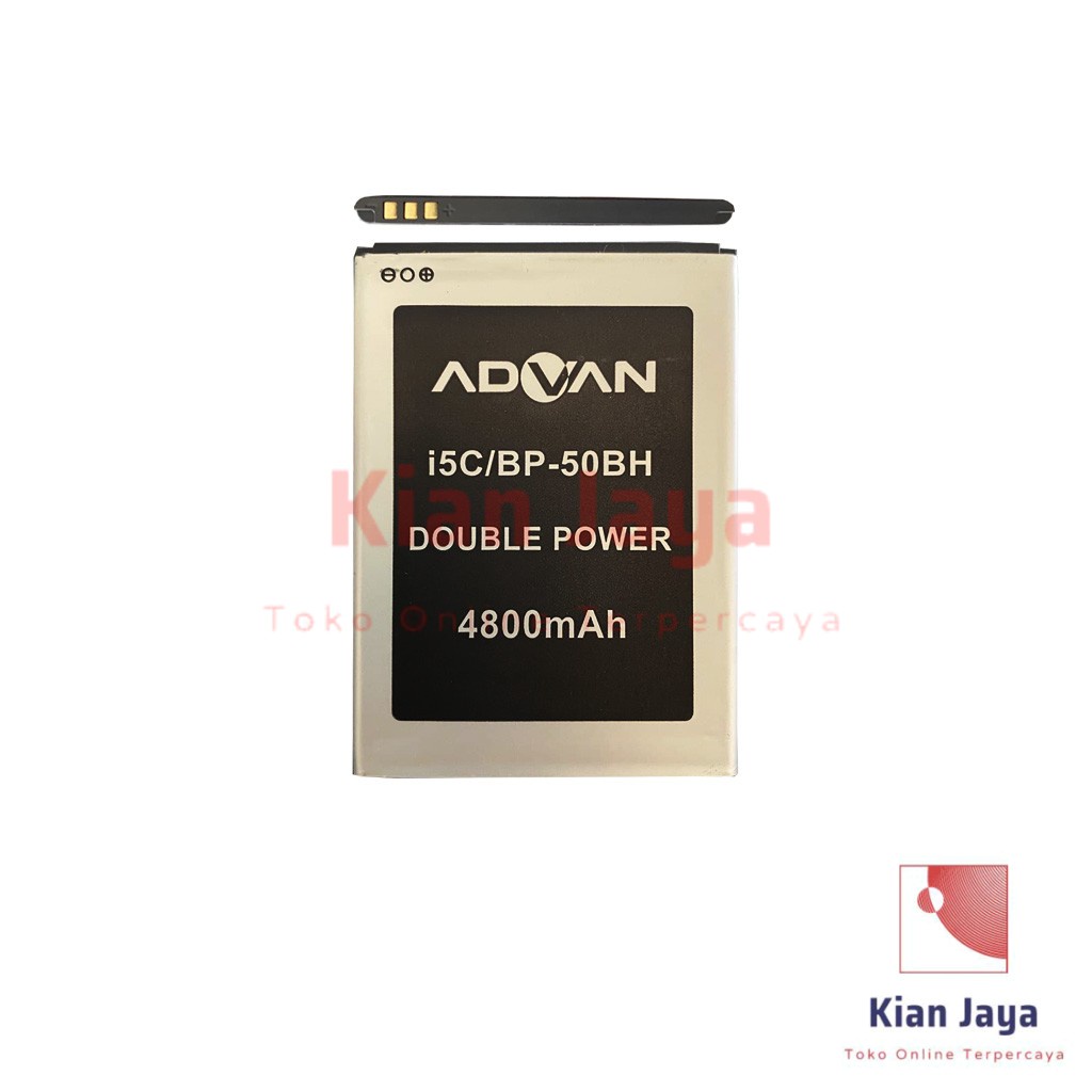 Baterai Advan i5C BP-50BH Original Double Power Batrai Batre Battery Hp Ori