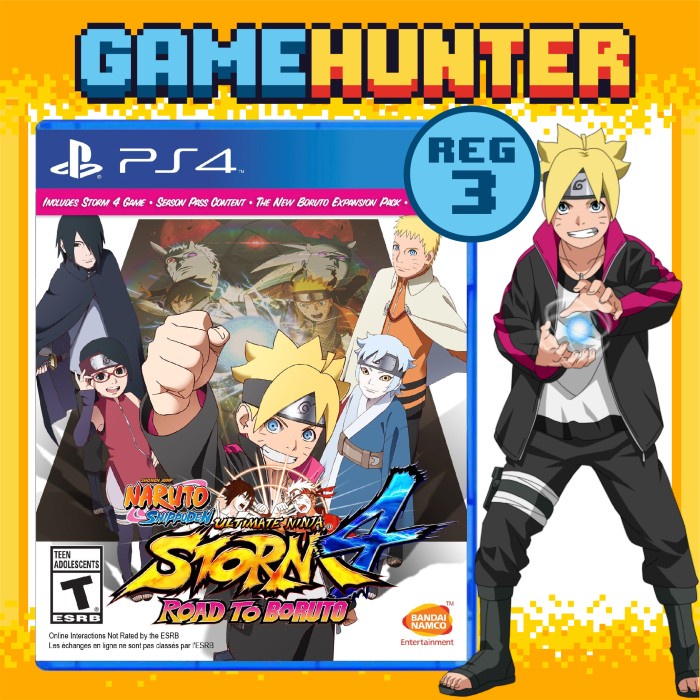 Ps4 Naruto Shippuden Ultimate Ninja Storm 4 : Road To Boruto Reg 3 Cd / Dvd / Kaset / Game / Games