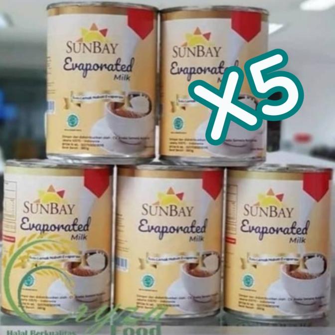 

(BISA COD) SUSU EVAPORASI / EVAPORATED MILK SUNBAY 5 KALENG FREE ONGKIR Kode 1106