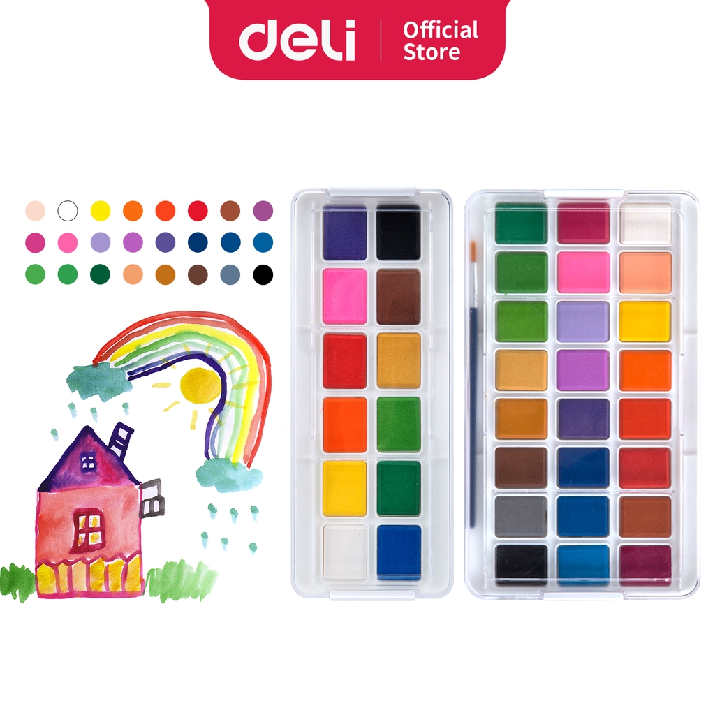 

Deli Cat Warna Solid 12/24 Warna, Saturasi Tinggi, Tidak Beracun dan Berkualitas 73868 73870