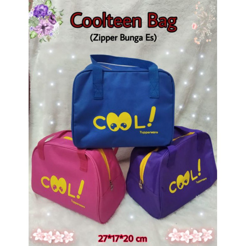 Tupperware NEW Cool Bag ( Zipper Bunga Es ) / Tas Cool