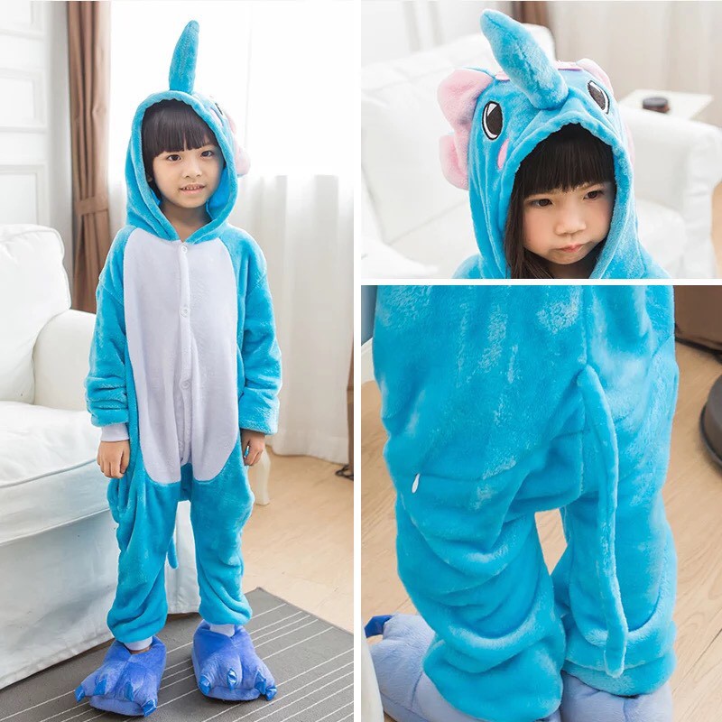 BAJU ONESIE DUMBO ELEPHANT GAJAH KOSTUM ANAK PIYAMA