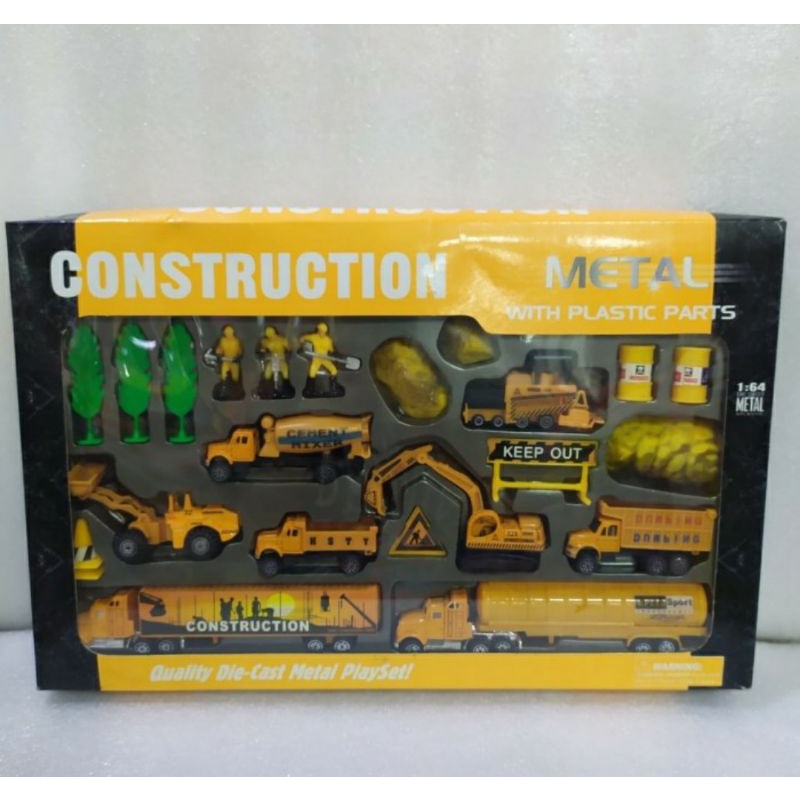 Jual murah Mainan mobil construction diecast metal