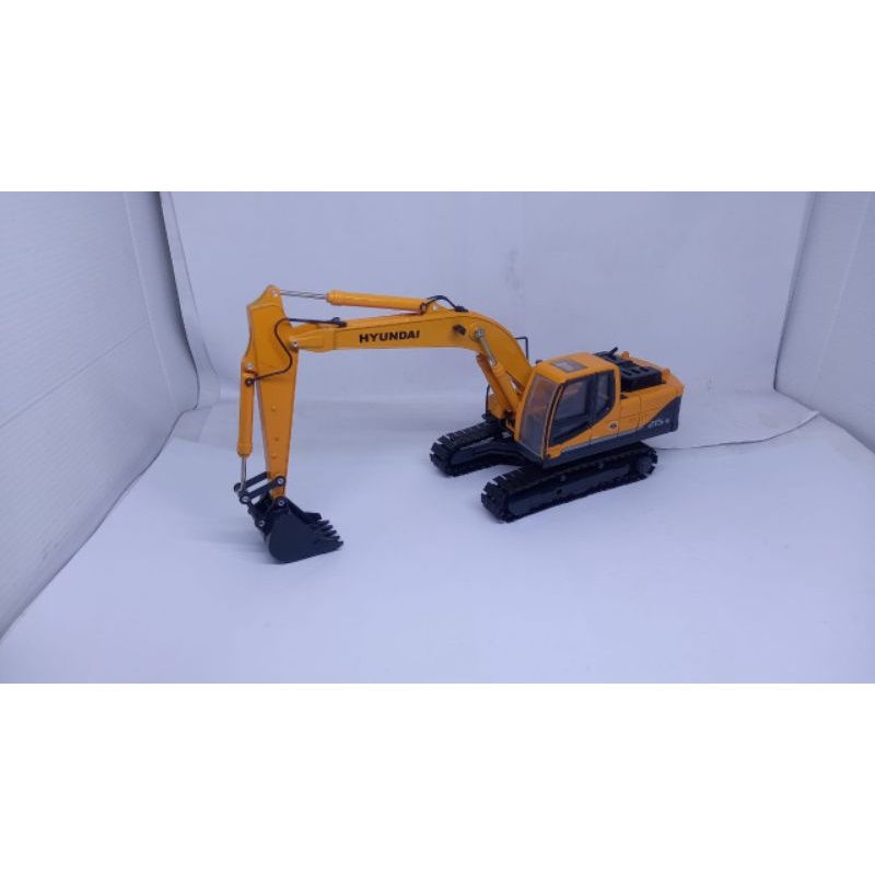 Diecast Miniatur Alat Berat Hyundai Excavator Tambang Pajangan Replika Hadiah Kado Souvernir Hobi Mu