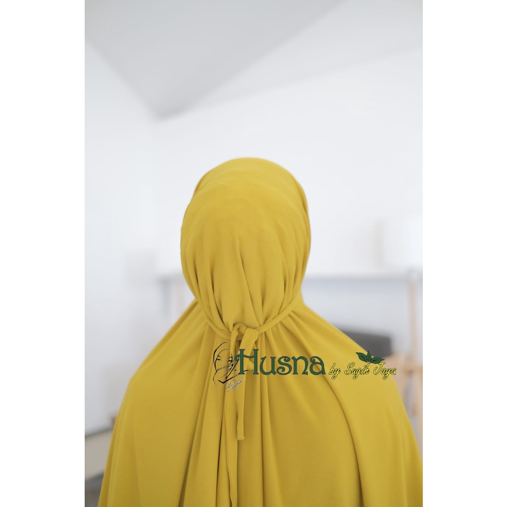 Husna Bergo Maryam Jersey Tali Premium  Size L