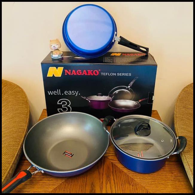 Termurah Panci Set Teflon Nagako - Non Garansi