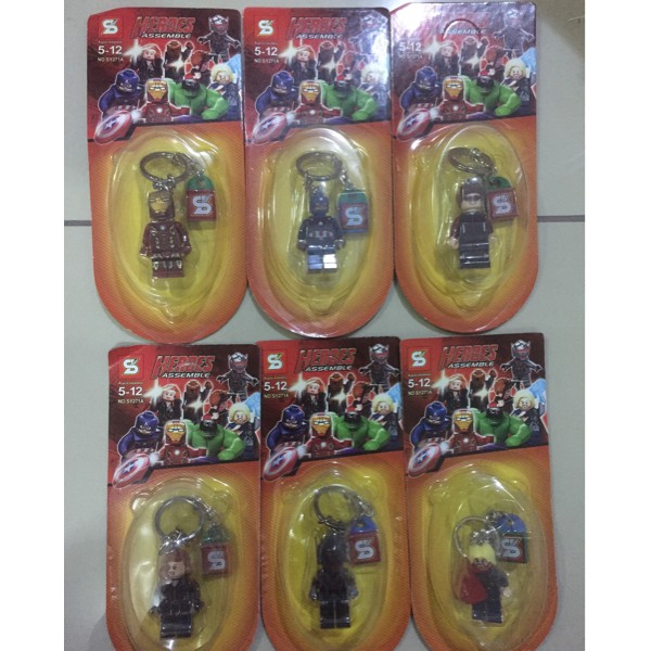 Gantungan Kunci Lego minifigures Kw Avengers 2 SY 275A