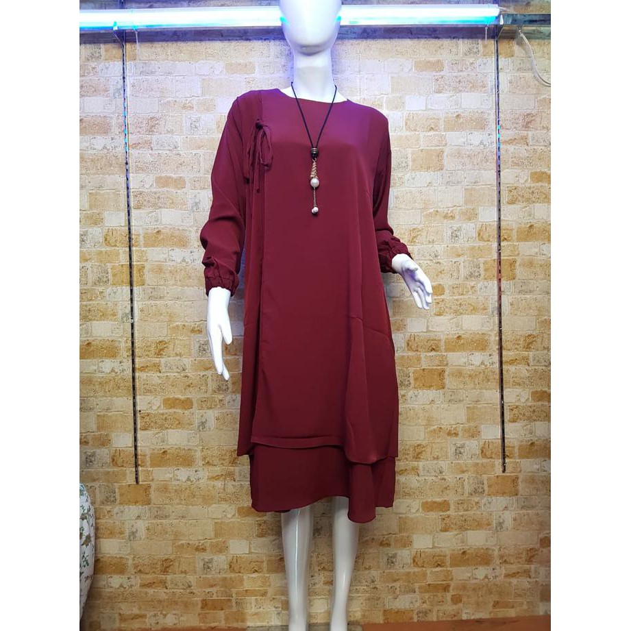 HARGA PROMO TUNIK BLOUSE TALI SAMPING TERBARU KUALITAS PREMIUM