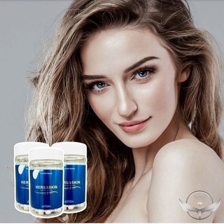 Herbaskin Original 100% Suplemen kecantikan pemutih badan