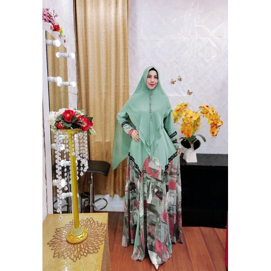 GAMIS SET SYARI RAMADHANI CUP-IN