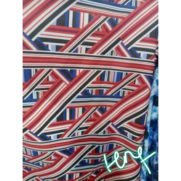 katun jepang motif garis garis