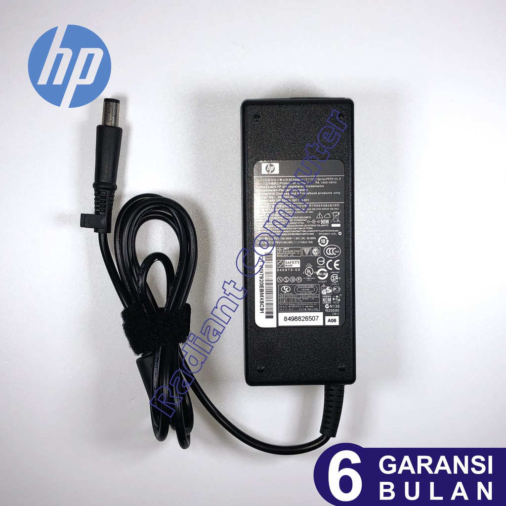 Adaptor Charger Original HP Elitebook 8540w 8560p 8570p 8530w 19V 4.74A