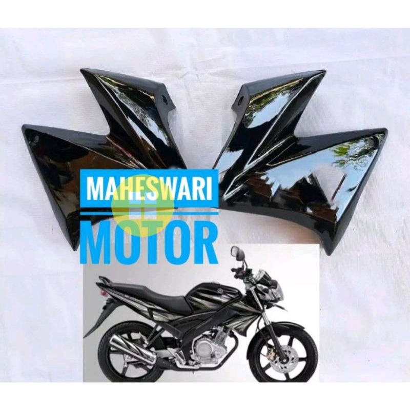 Jual Cover Tangki Sayap Kupingan Depan Vixion Lama Old Hitam Metalik Mirip Original Shopee