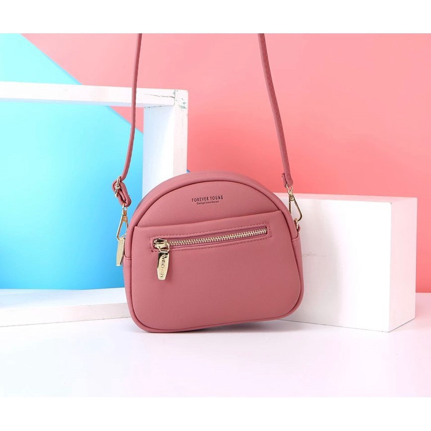 MAYBAGS AERY - Tas Selempang Wanita KOREA Kulit Sling Bag Slempang Original Slingbag Murah Perempuan