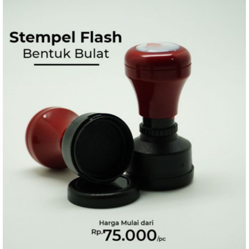 

Stampel Flash Bulat / Persegi