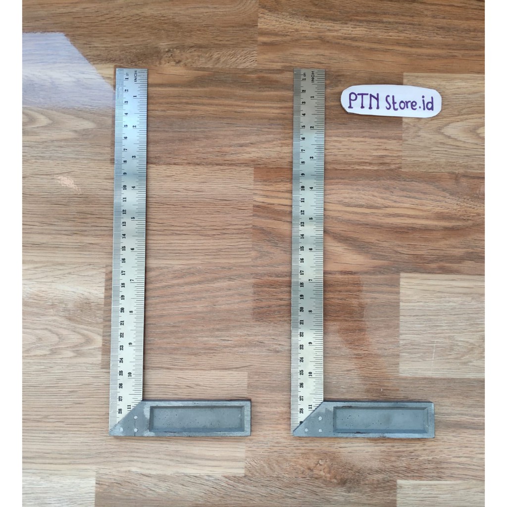 

Siku Tukang 12 Inch Stainless Steel Weldom - Penggaris Siku 30 cm