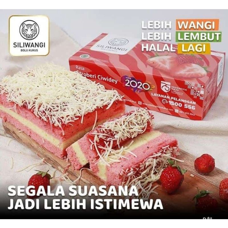 

Bolu Kukus Siliwangi Klasik Strawberry