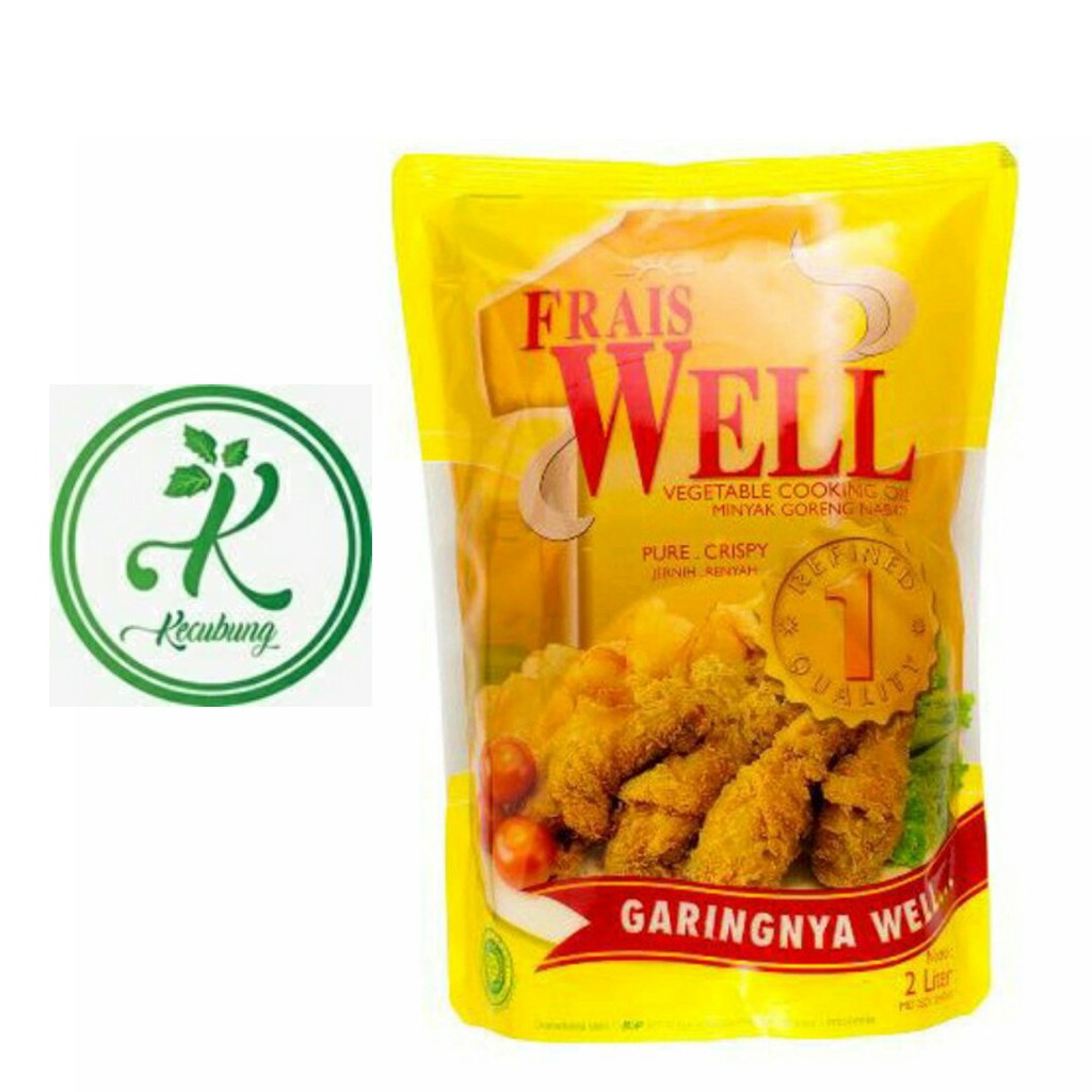 Promo 2 x Fraiswell Minyak Goreng Refill 2 Liter Murah