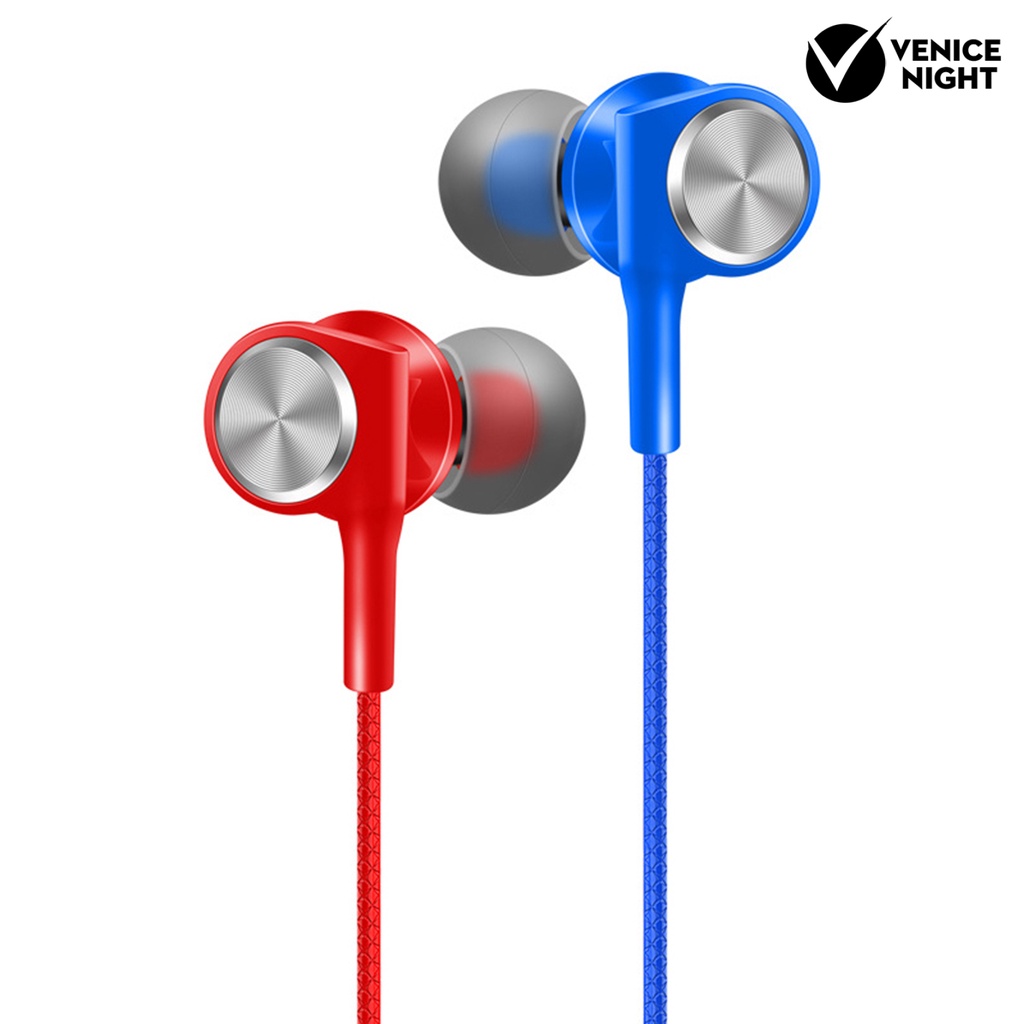 (VNEP) (Berkabel) Hy-1 Headset Earphone Gaming in-ear Bass Stereo Noise Reduction Kabel Jack 3.5mm Dengan Mic Built-in