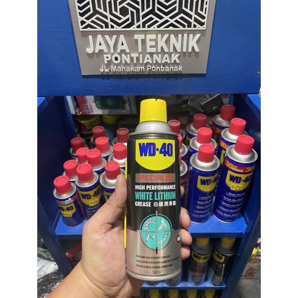 WD-40 Specialist White Lithium Grease 360ml - Pencegah Karat/ korosi