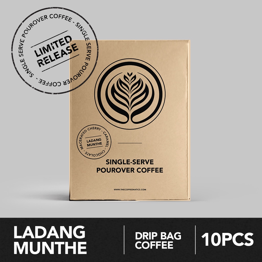 Ladang Munthe Natural SSP Box - Kopi Drip Arabika Sachet Praktis | Coffeenatics