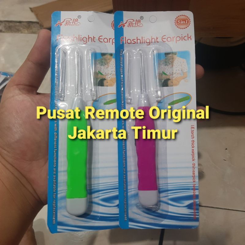 KOREK KUPING LED PEMBERSIH TELINGA CUTTON BUD