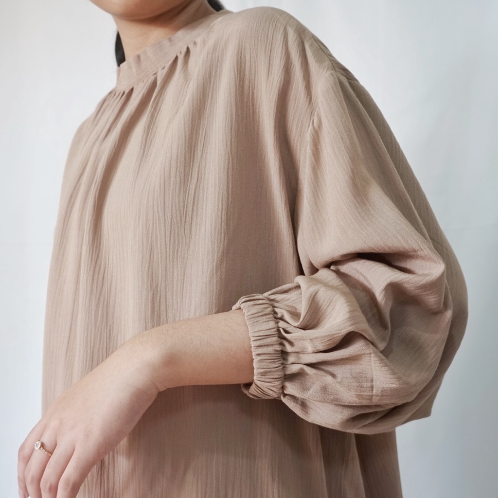 Bathari Blouse Wanita Premium Rayon Crinkle