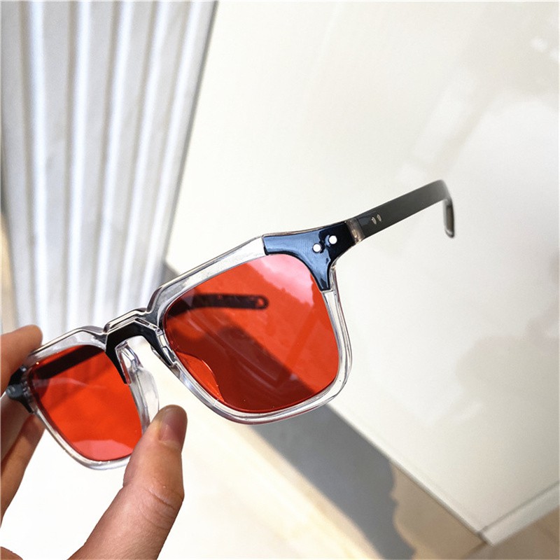 [ACKER] Kacamata Bingkai Persegi UV400 Fashion Untuk Pria / Wanita