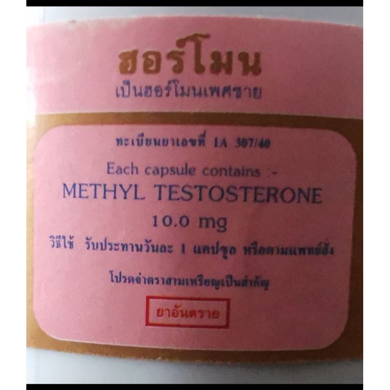 Methyl Testosterone 10 capsul
