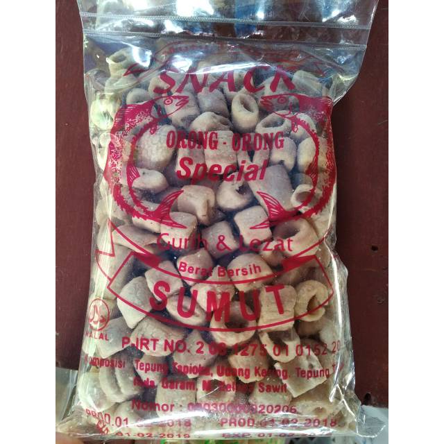 

Snack orong orong special/ kerupuk ikan/ cemilan enak / cemilan ringan / cemilan murah