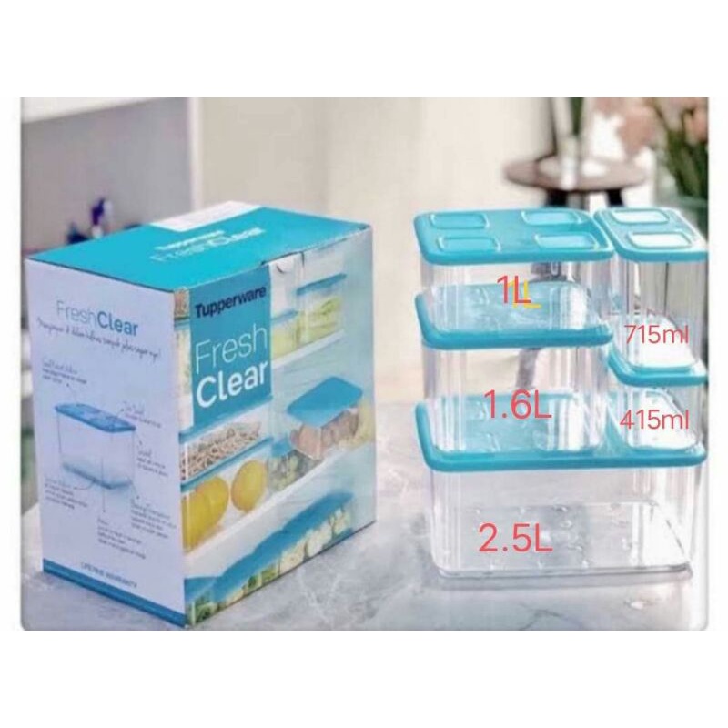 Compact Fresh clear Toples di kulkas Tupperware