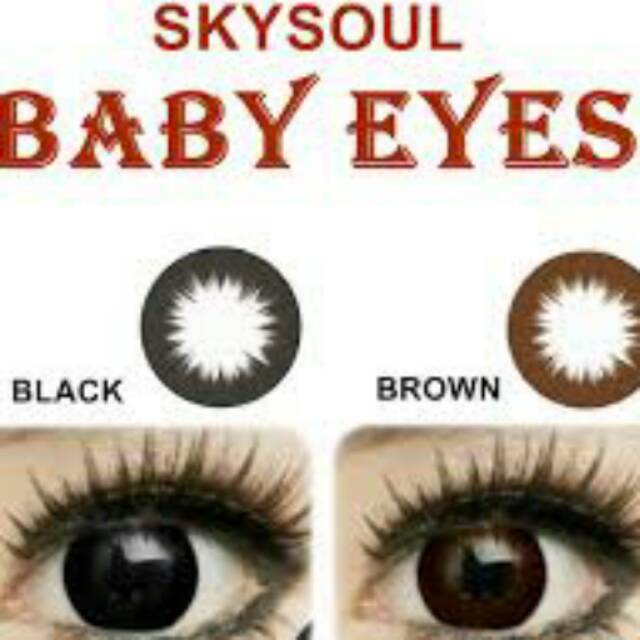 Softlens Sky Soul Baby Eyes Big Eyes Soflen Soflens Contact Lens Diameter Besar Murah Normal Minus