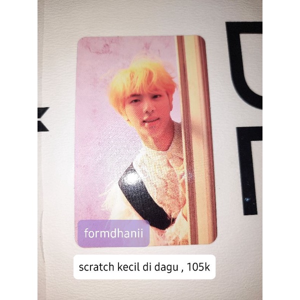 PHOTOCARD PC BTS JIN ANSWER E PERSONA 2 POB BUTTER