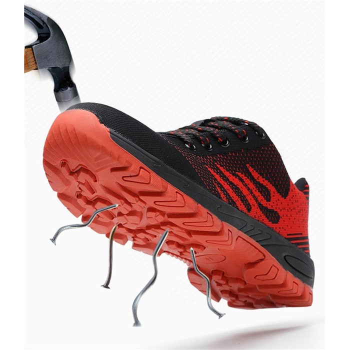 Asli Safety boots shoes pria/wanita comfortable ringan ujung besi king jogg Import