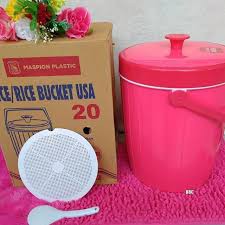 MASPION USA 20 Liter - Ice / Rice Bucket / Termos Nasi 20 Liter