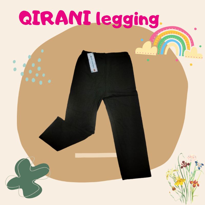 LEGGING ANAK POLOS HITAM