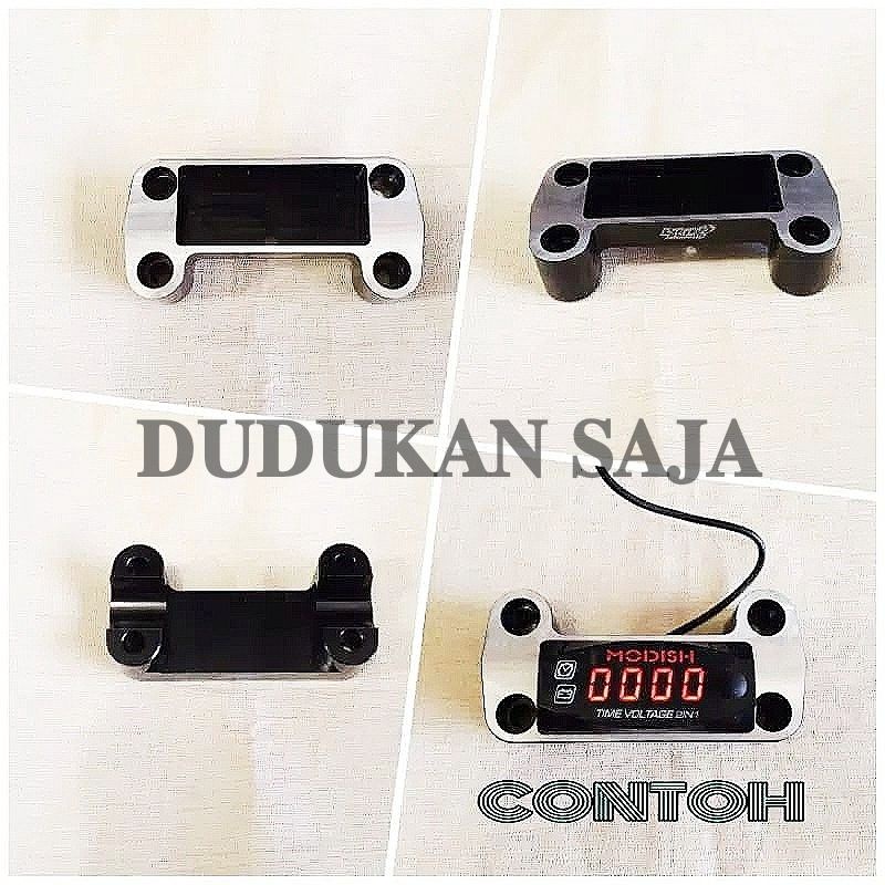 DUDUKAN VOLT METER RAISER STANG RX KING, VIXION,XABRE / COVER STANG VOLTMETER-Dudukan Saja